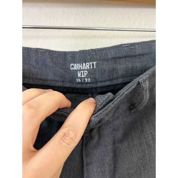 Carhartt WIP Work In Progress Sid Pant Men's Size 29x32 Gray Wool Office‎ Pants - Picture 4 of 11